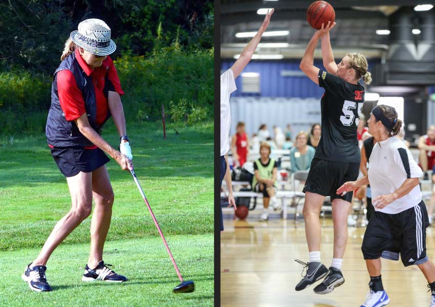 Golf and Basketball